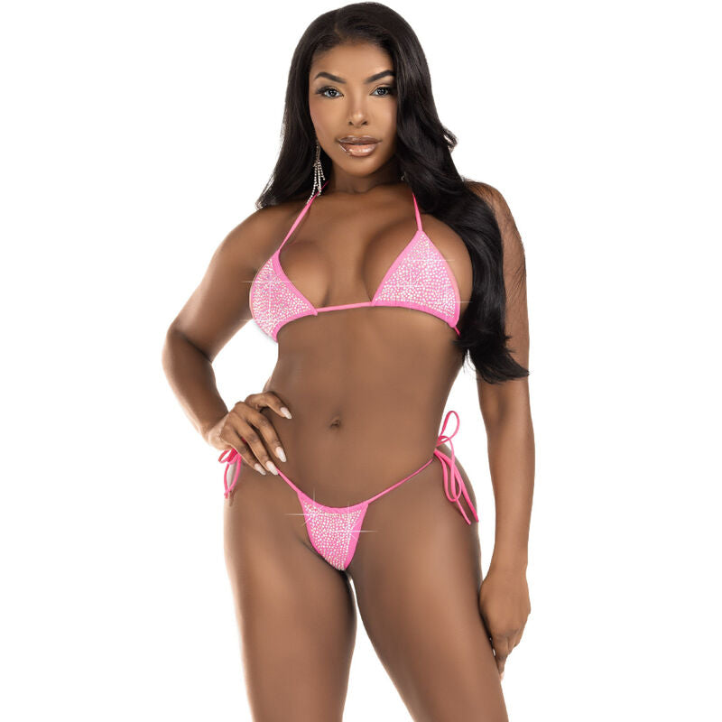 LEG AVENUE - BIKINI DIAMANTI FUCSIA Leg Avenue Sets
