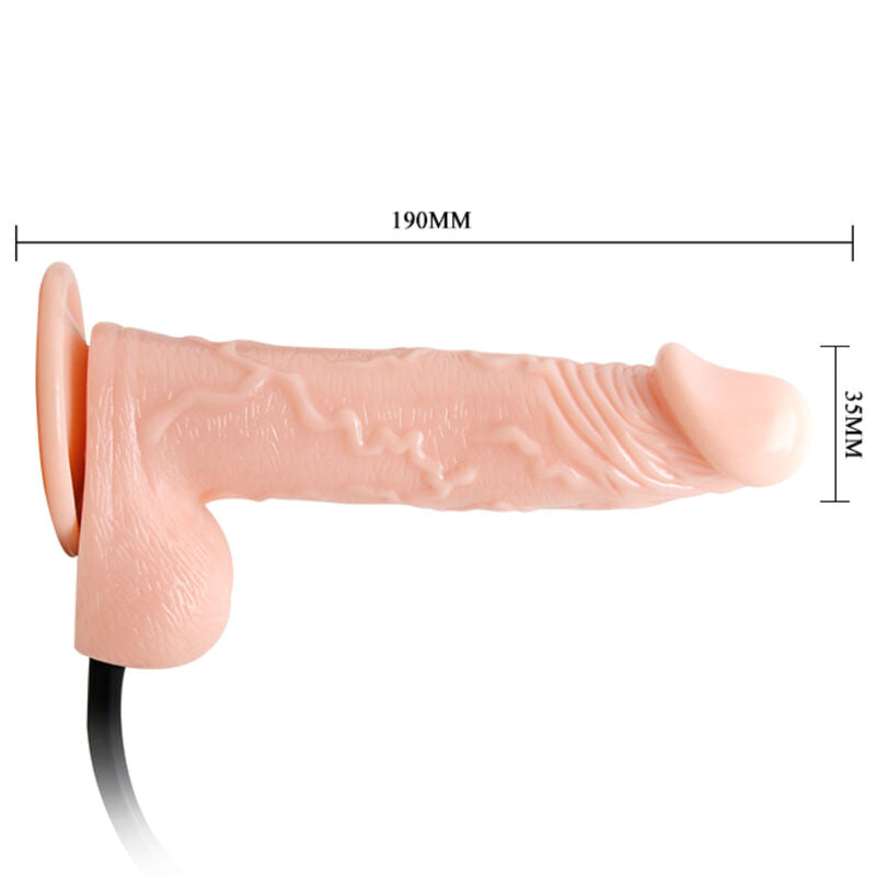 DANCE - DILDO GONFIABILE REALISTICO CON VENTOSA 15 CM Baile Dildos