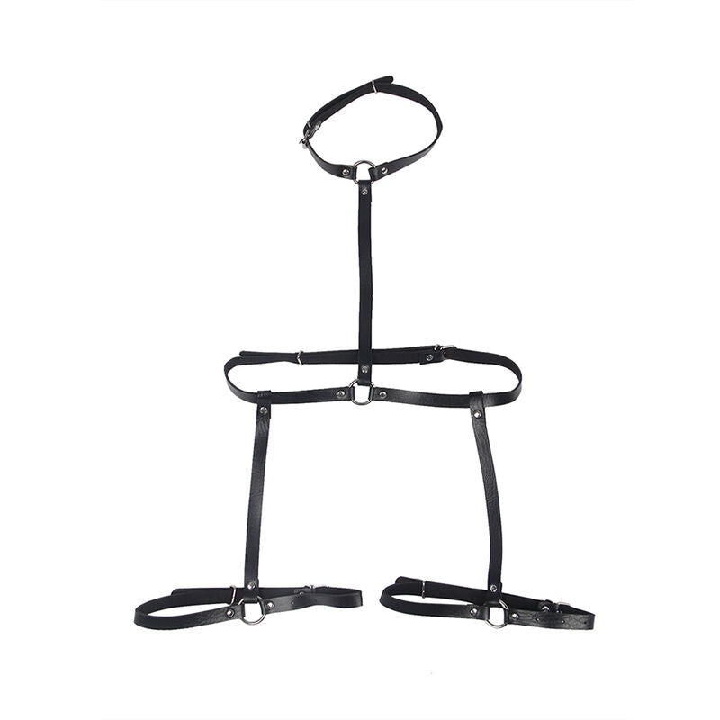 SUBBLIME - PETTORINA IN CUOIO NERA TAGLIA UNICA Subblime Fetish