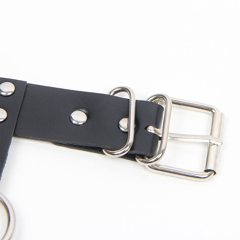 SUBBLIME - IMBRAGATURA REGGISENO E COLLANA CON CATENE TAGLIA UNICA Subblime Fetish