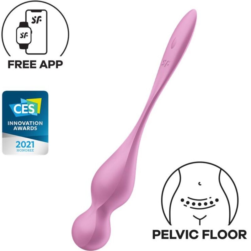 SATISFYER - LOVE BIRDS PALLE VIBRANTI KEGEL ROSA Satisfyer Balls