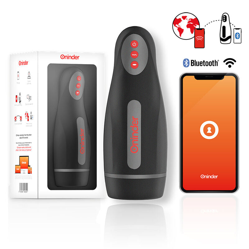 ONINDER - SEOUL MASTURBATORE MASCHILE RICARICABILE 10 VELOCIT - APP GRATUITA Oninder