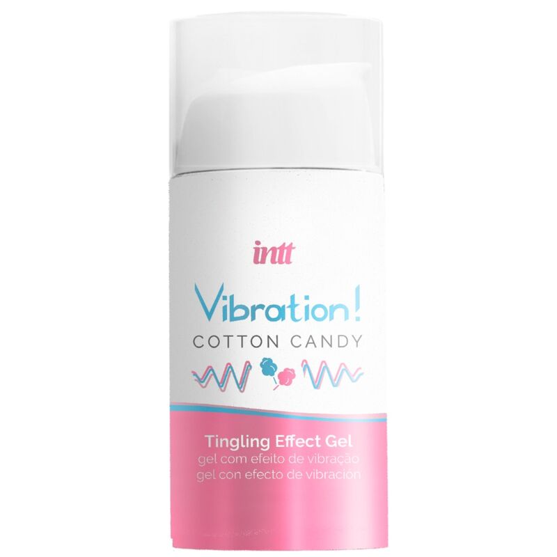 INTT - GEL LIQUIDO VIBRATORE POTENTE STIMOLANTE INTIMO PER ZUCCHERO DI COTONE 15 ML Intt Unisex Arousal Gel