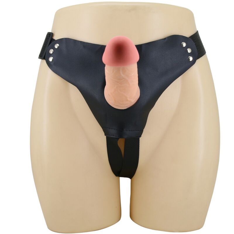 PRETTY LOVE - MAVIS HARNESS SLIP UNIVERSALE CON DILDO 19 CM NATURALE Pretty Love