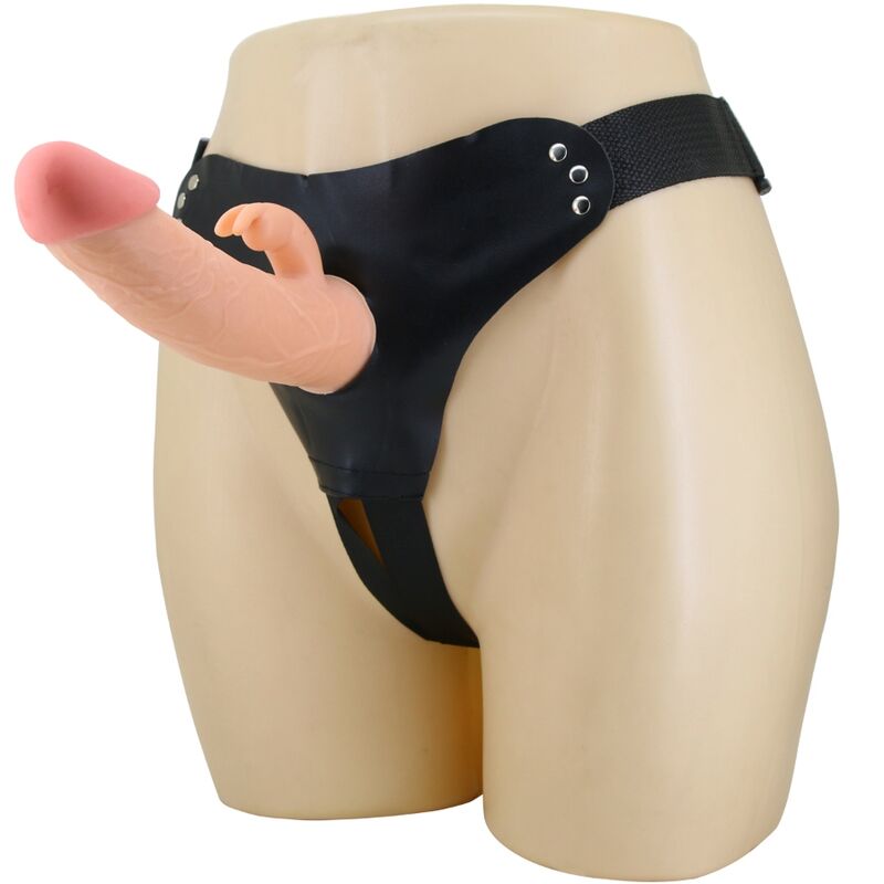 PRETTY LOVE - MAVIS HARNESS SLIP UNIVERSALE CON DILDO 19 CM NATURALE Pretty Love