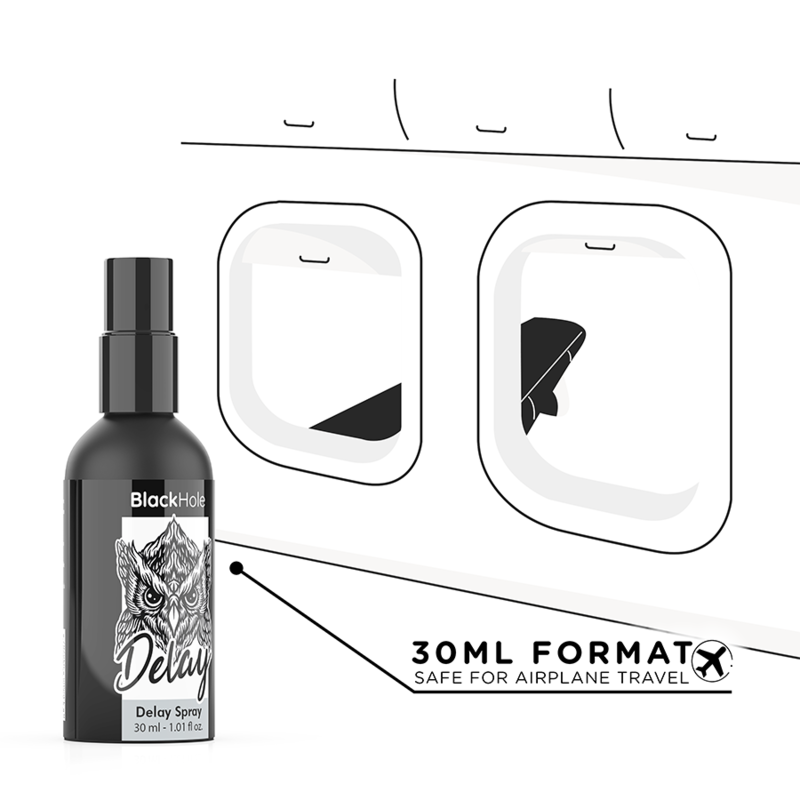 BLACK HOLE - SPRAY RITARDANTE STUDY FORTE 30 ML Black Hole
