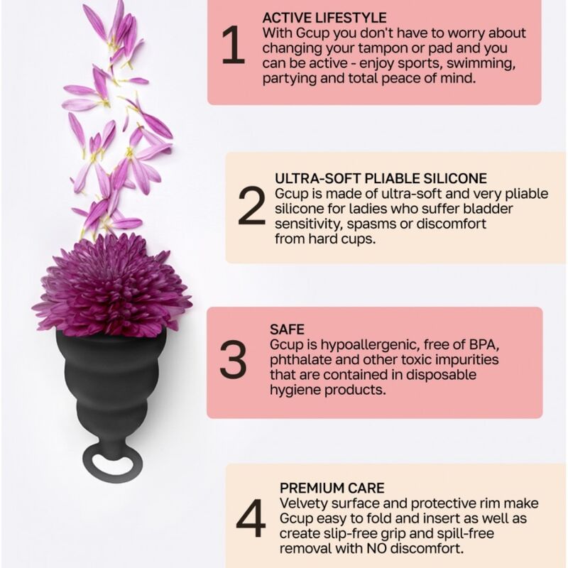 G-VIBE - GCUP COPPA MESTRUALE NERA G-Vibe