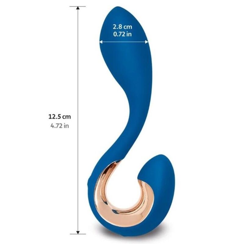 G-VIBE - GPOP 2 VIBRATORE PUNTI G E P BLU INDIGO G-Vibe