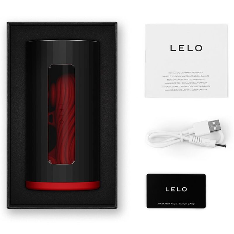 LELO - MASTURBATORE MASCHILE F1S V3 ROSSO Lelo
