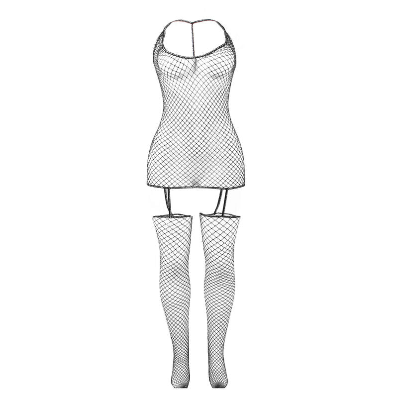 SUBBLIME - 951955 BODYSTOCKING A RETE LUCIDO TAGLIA UNICA Subblime Bodystockings