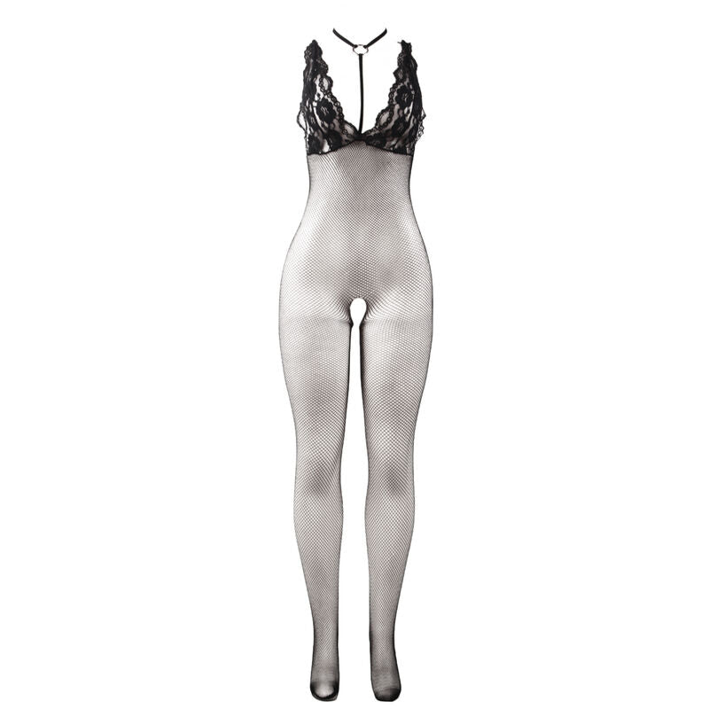 SUBBLIME - 951993 BODYSTOCKING A RETE TRASPARENTE NERA SENZA CAVALLO TAGLIA UNICA Subblime Bodystockings