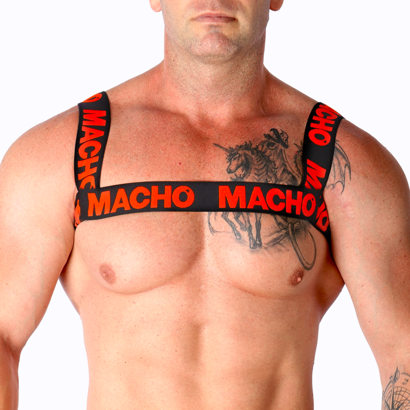 MACHO - DOPPIA PETTORINA ROSSA Macho Underwear