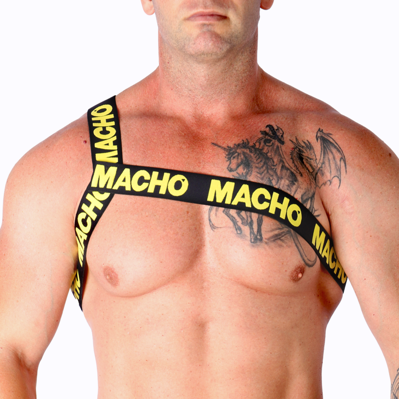 MACHO - PETTORINA ROMANA GIALLA L/XL Macho Underwear