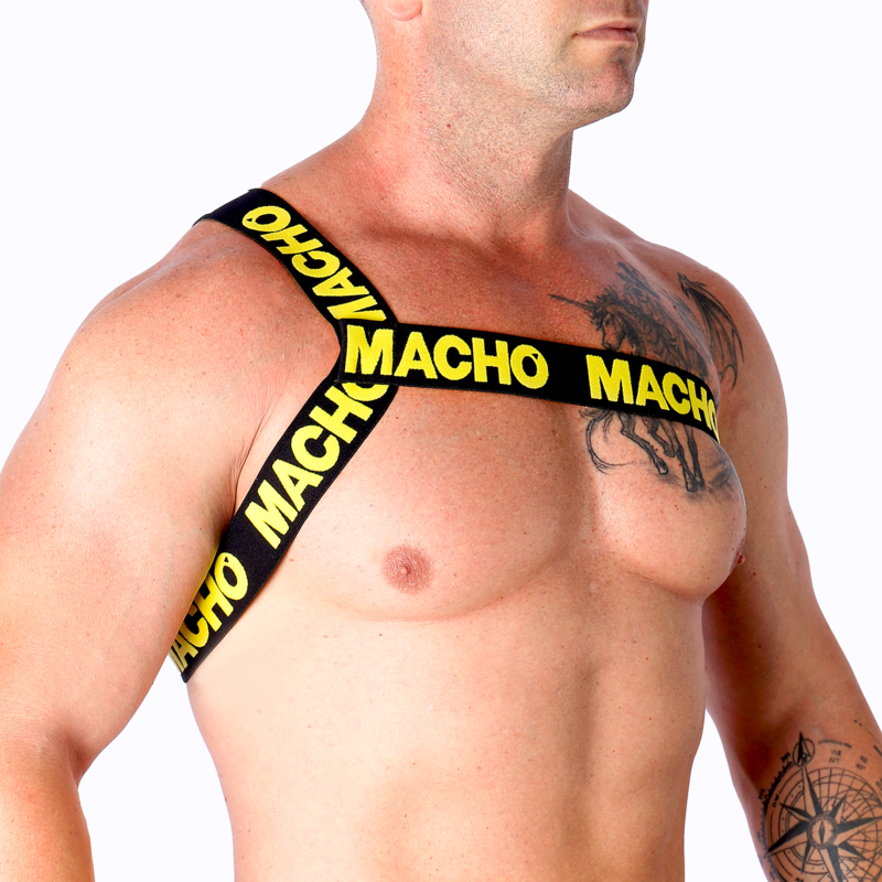 MACHO - PETTORINA ROMANA GIALLA L/XL Macho Underwear