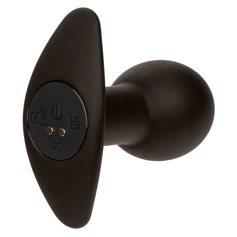 CALEXOTICS - ROCK BOTTOM ANAL PLUG 10 VIBRAZIONI SILICONE NERO Calexotics