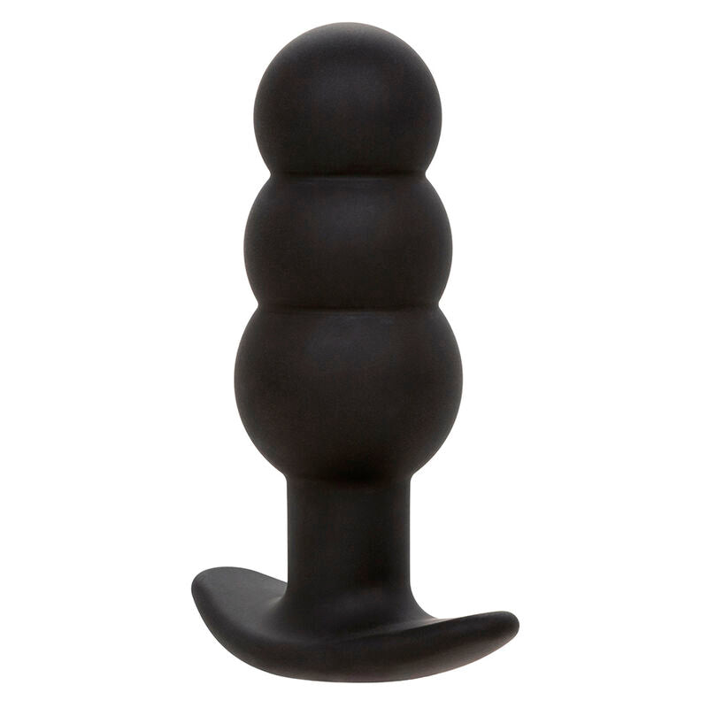 CALEXOTICS - ROCK BOTTOM PERLINE TAPPO ANALE 10 VIBRAZIONI SILICONE NERO Calexotics