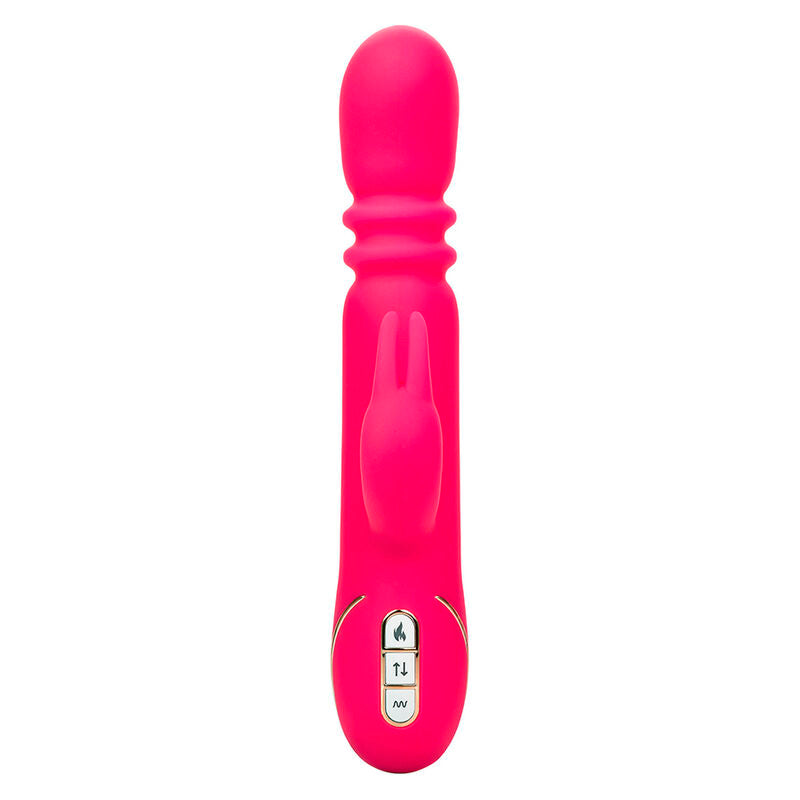 CALEXOTICS - JACK FANTASY VIBRATORE TRIPLO RISCALDATO ROSA CONIGLIO Calexotics