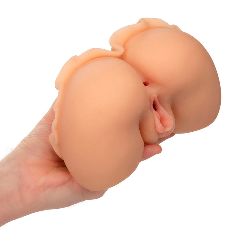 CALEXOTICS - THE PEEP SHOW GIRL DOPPIO MASTURBATORE REALISTICO FLESH Calexotics