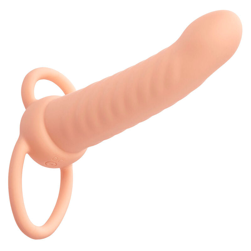 CALEXOTICS - MAXX RIBBED DUAL PENETRATOR 10 VIBRAZIONI CARNE Calexotics
