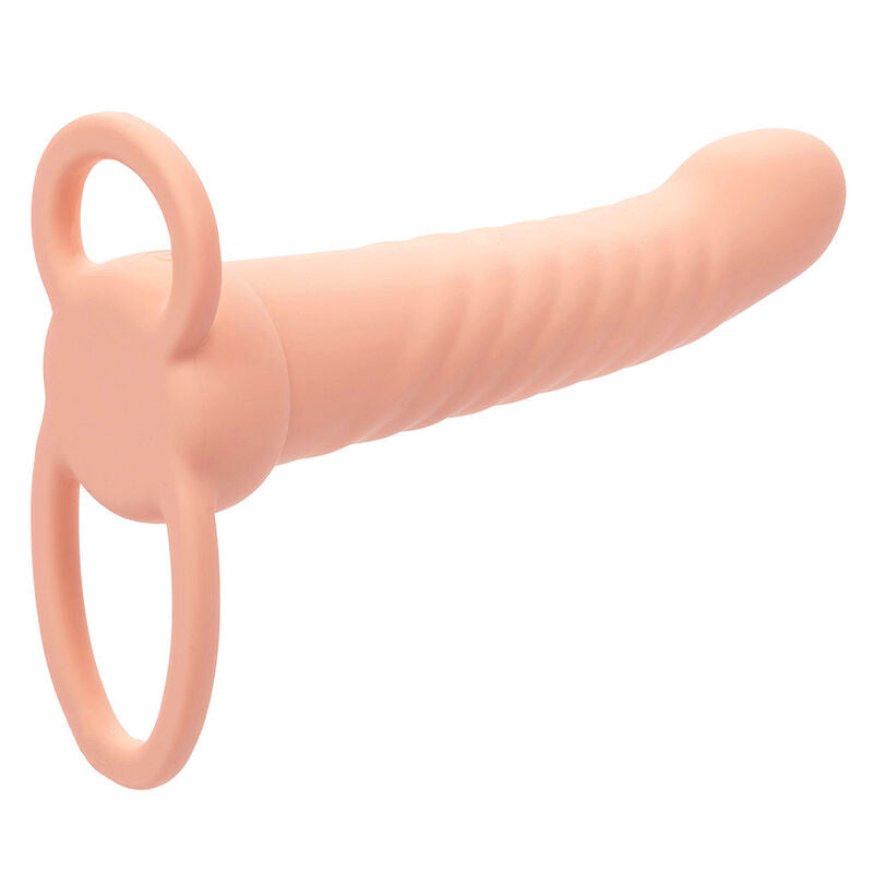 CALEXOTICS - MAXX RIBBED DUAL PENETRATOR 10 VIBRAZIONI CARNE Calexotics