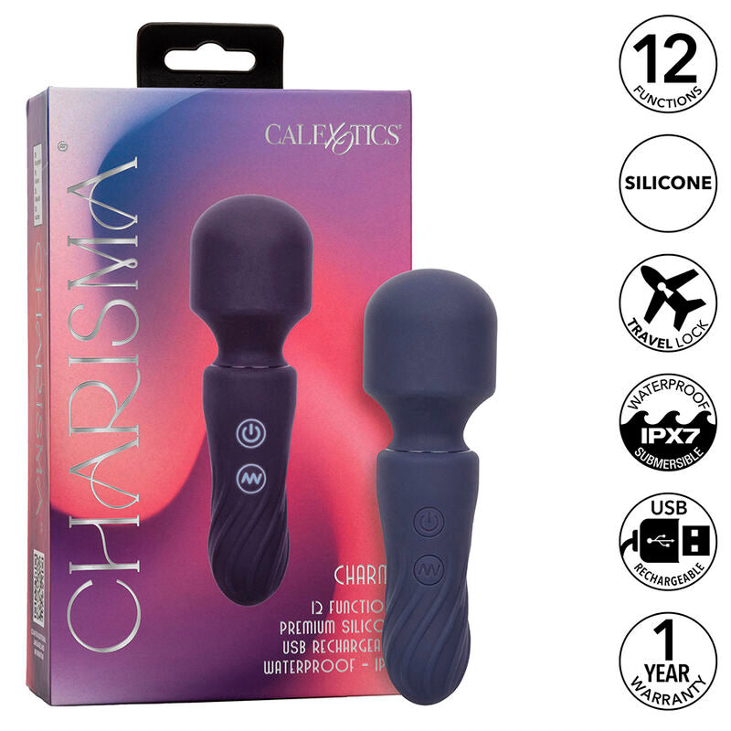 CALEXOTICS - CHARISMA CHARM MASSAGGIATORE 12 FUNZIONI VIOLA Calexotics