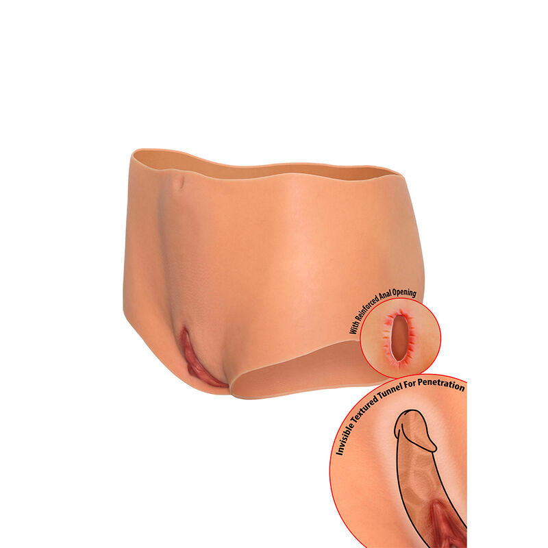 HIDDEN DESIRE - ALTER EGO VAGINA APERTA E CULO SLIP VITA MEDIA CARNE Hidden Desire