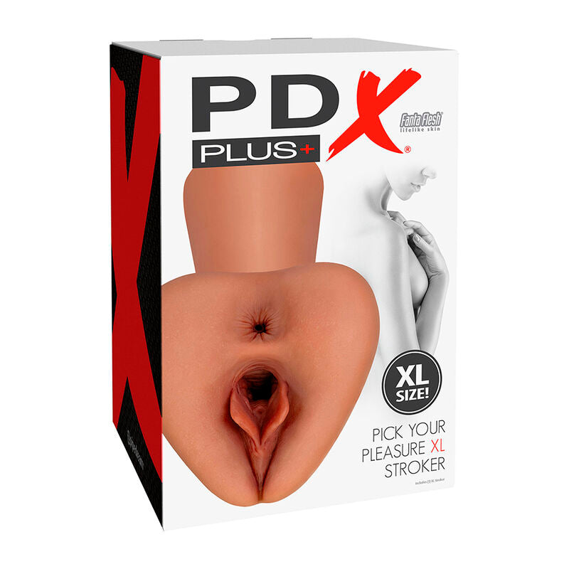 PDX PLUS - PICK YOUR PLEASURE XL REALISTICO STROKER MARRONE Pdx Plus+