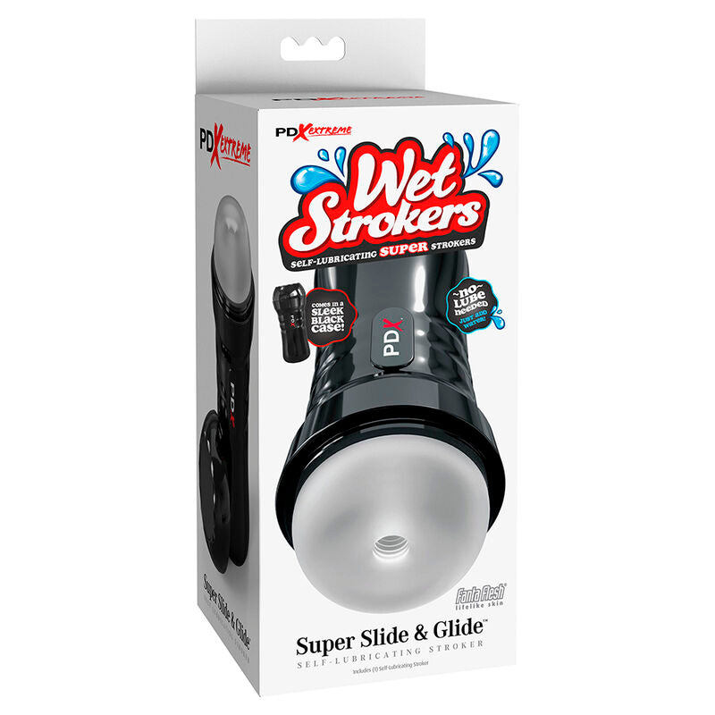 PDX EXTREME - SLIDE & GLIDE MASTURBATORE AUTOLUBRIFICANTE TRASPARENTE Pdx Extreme