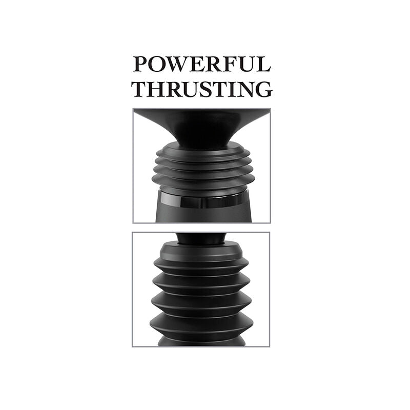 FETISH FANTASY SERIES - BODY DOCK MORSETTO PER DILDO THRUSTER CON 7 MODALIT DI SPINTA NERO Fetish Fantasy Series