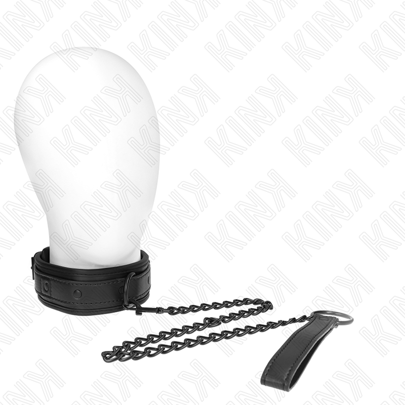 KINK - COLLARE BONDAGE IN NEOPRENE MODELLO 2 CON CINTURA 78 CM REGOLABILE 37,5 X 49,5 CM Kink Collar & Gag