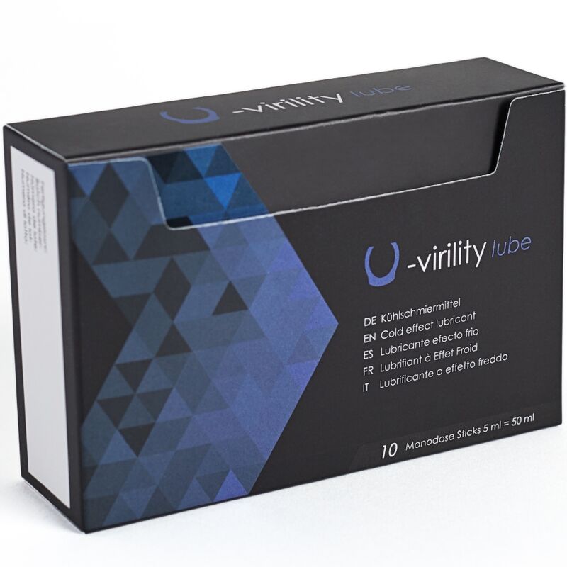 500 COSMETICS - U-VIRILITY LUBE LUBRIFICANTE EFFETTO FREDDO 10 X 5 ML 500cosmetics