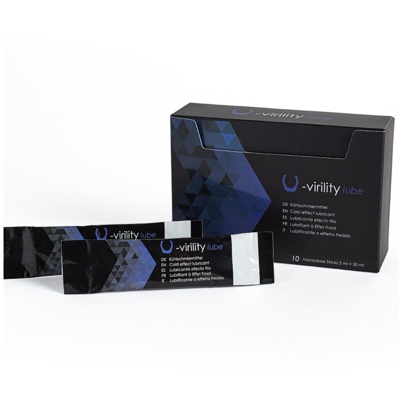 500 COSMETICS - U-VIRILITY LUBE LUBRIFICANTE EFFETTO FREDDO 10 X 5 ML 500cosmetics