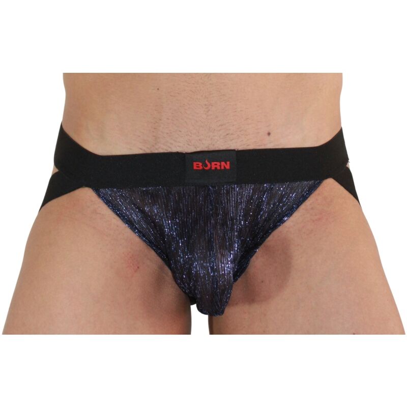 BURN - 006 JOCK BLU LUCIDO / NERO L Burn