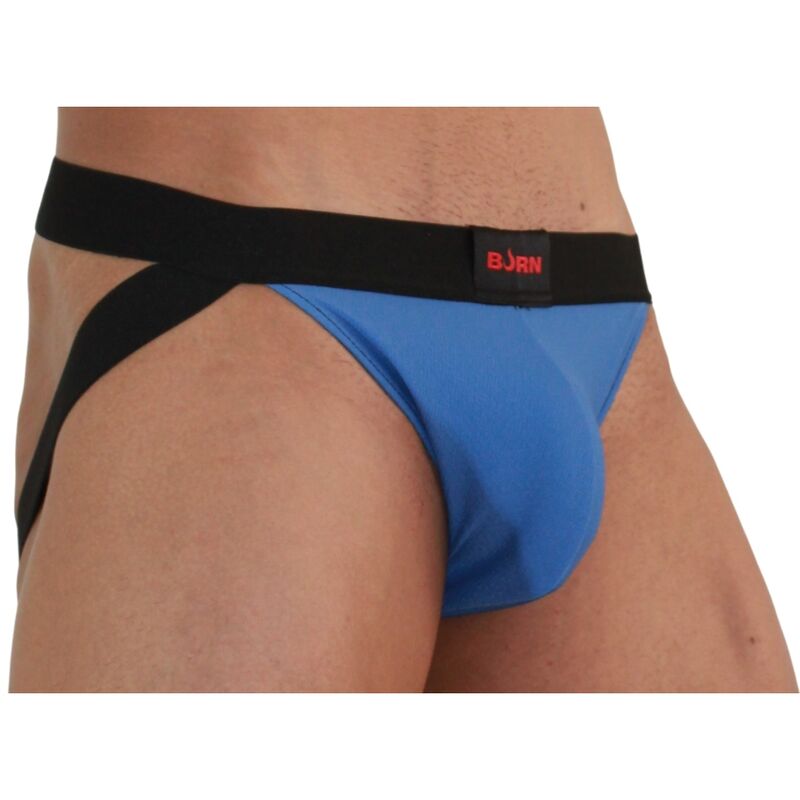BURN - 008 JOCK BLU / NERO XL Burn