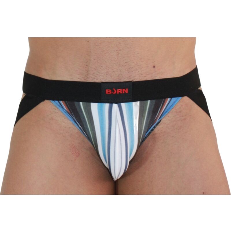 BURN - 009 JOCK MULTICOLORE / NERO XL Burn