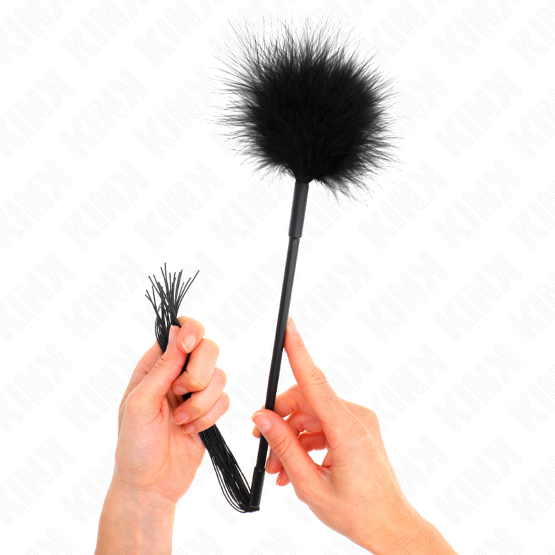 KINK - FRUSTA IN SILICONE CON PIUME PER SOLLETICO 47 CM Kink Impact & Touch