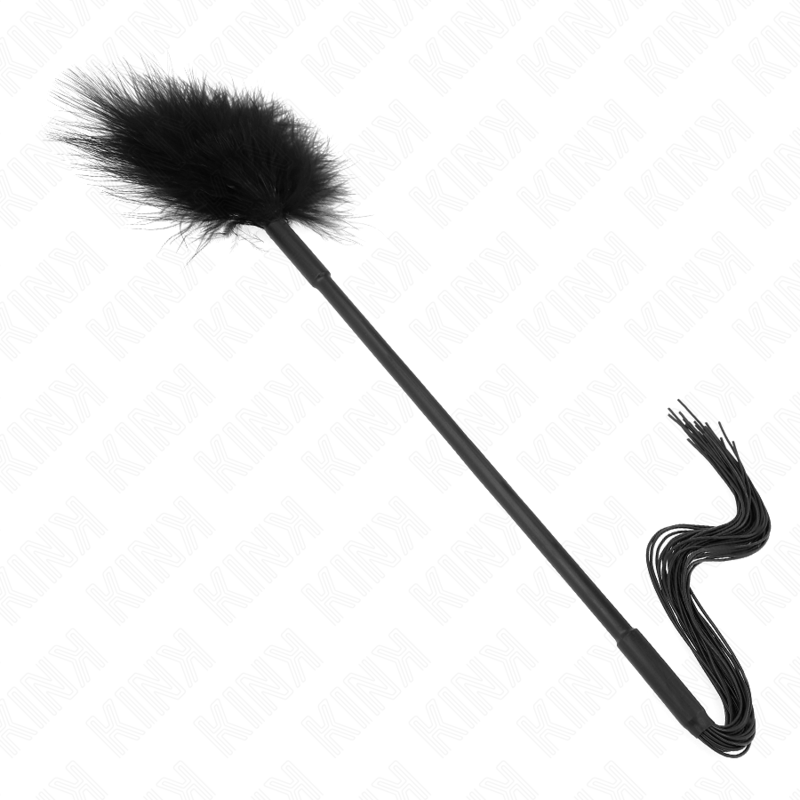 KINK - FRUSTA IN SILICONE CON PIUME PER SOLLETICO 47 CM Kink Impact & Touch