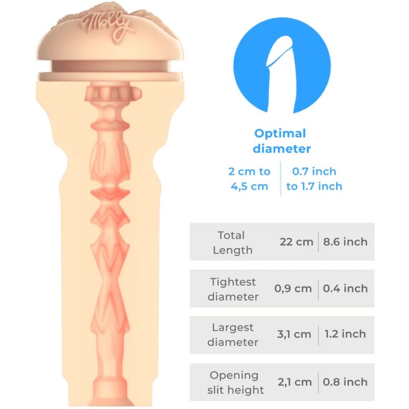 KIIROO - SENTI MOLLY STEWART STROKER COLLEZIONE KIIROO STARS Kiiroo