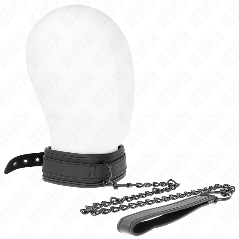 KINK - COLLARE BONDAGE IN NEOPRENE MODELLO 1 CON CINTURA 78 CM REGOLABILE 37,5 X 49,5 CM Kink Collar & Gag