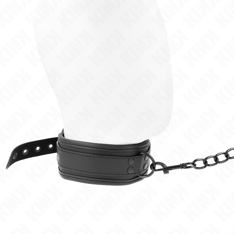 KINK - COLLARE BONDAGE IN NEOPRENE MODELLO 1 CON CINTURA 78 CM REGOLABILE 37,5 X 49,5 CM Kink Collar & Gag