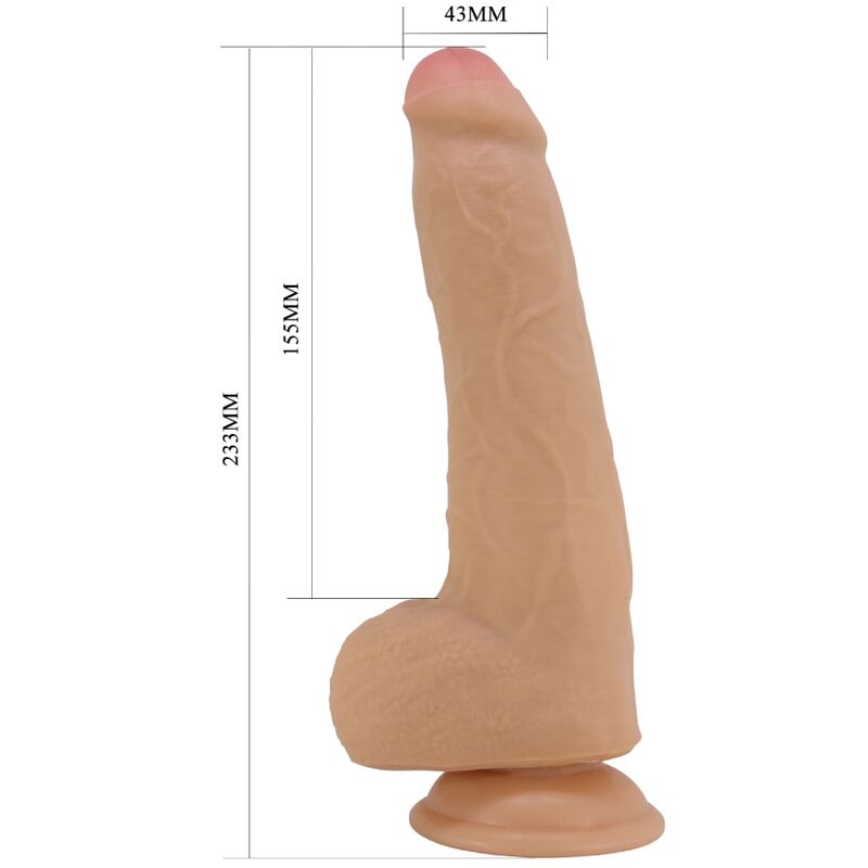 PRETTY LOVE - DRACO DILDO REALISTICO 23 CM CARNE Pretty Love