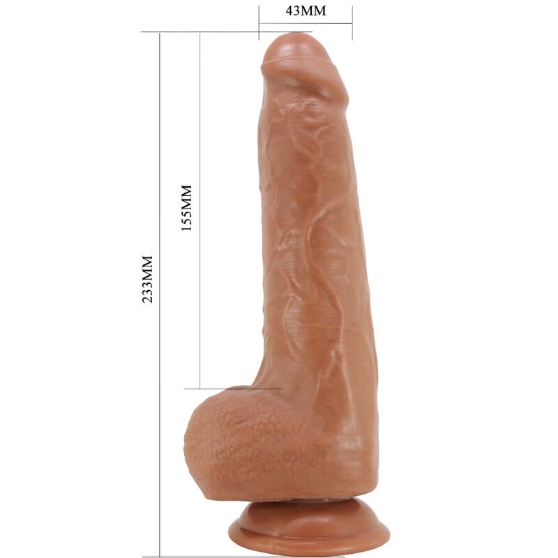 PRETTY LOVE - DRACO DILDO REALISTICO 23 CM MODELLO 2 FLESH Pretty Love