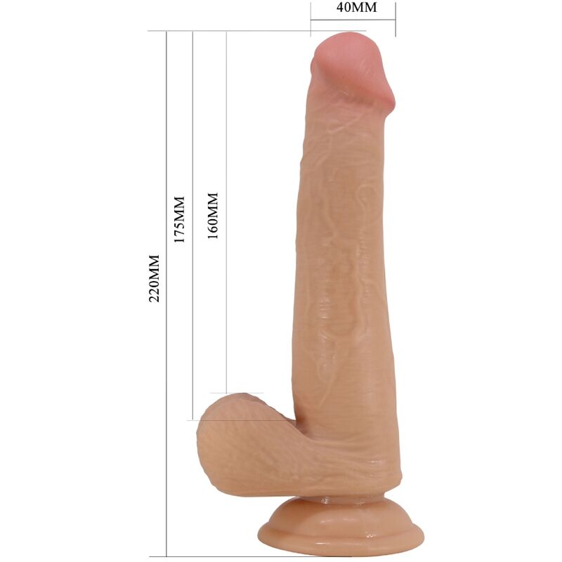 PRETTY LOVE - DILDO REALISTICO ALTO 22 CM CARNE Pretty Love