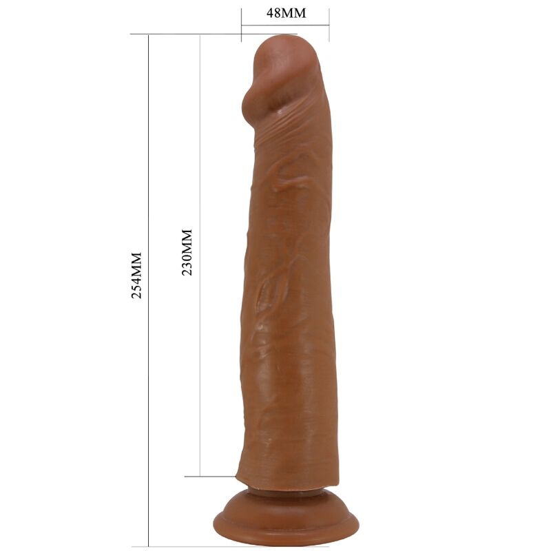 PRETTY LOVE - SHARIFE DILDO REALISTICO 25 CM MARRONE Pretty Love