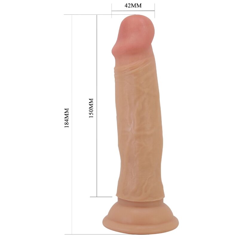 PRETTY LOVE - QUENTIN DILDO REALISTICO 18 CM CARNE Pretty Love Party up