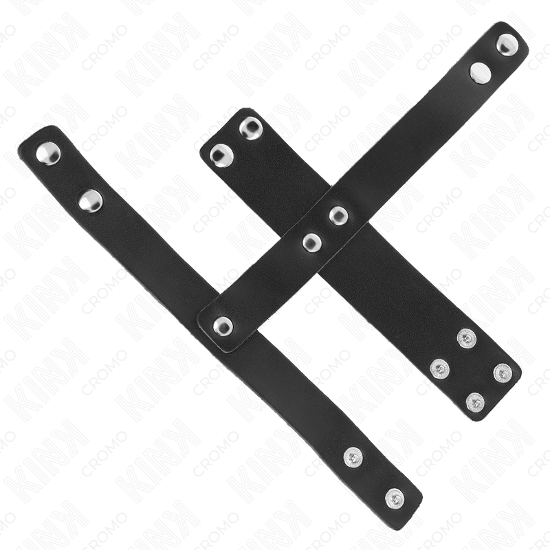 KINK - ANELLO PER GABBIA PER PENE IN PELLE CON DIVISORE PER PALLINE REGOLABILE Kink Ring Power
