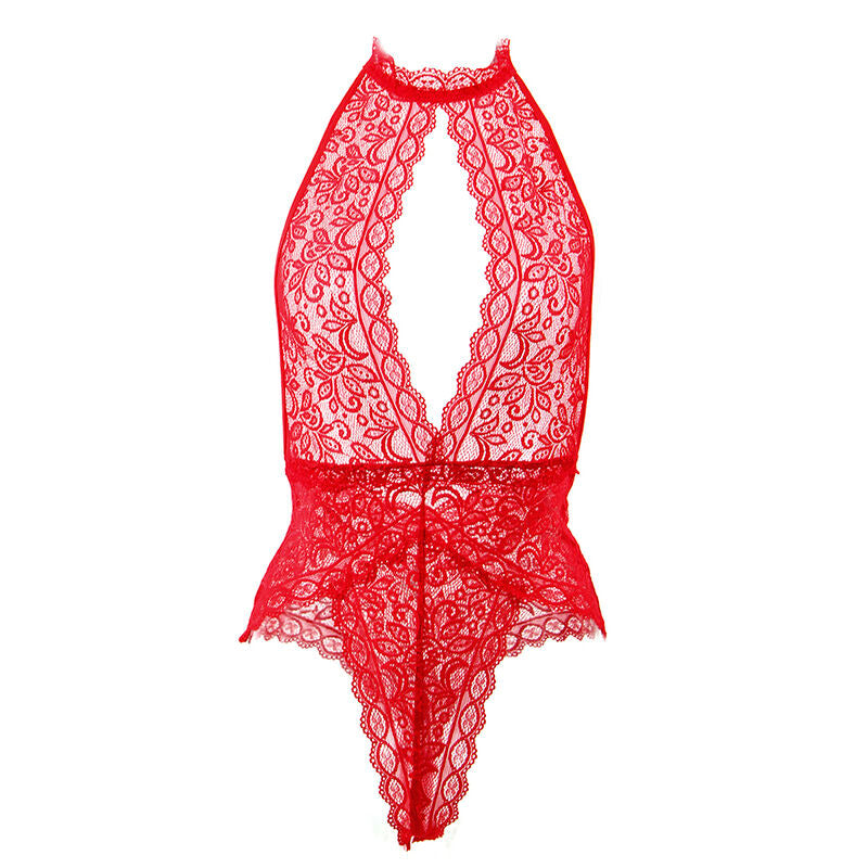 SUBBLIME - 953881 BODY COPPA APERTA ROSSO L/XL Subblime Bodystockings