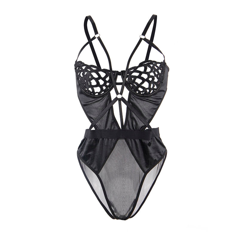 SUBBLIME - 954055 BODY SEXY IN PIZZO NERO S/M Subblime Bodystockings