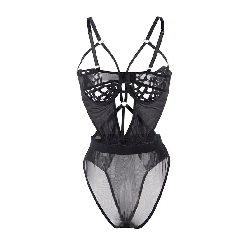 SUBBLIME - 954055 BODY SEXY IN PIZZO NERO S/M Subblime Bodystockings