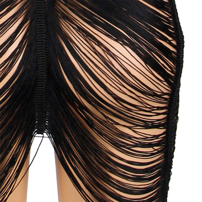 SUBBLIME - 954239 ABITO CON SPALLINE + PERIZOMA NERO L/XL Subblime Sets